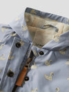 LIL ATELIER GIACCA IMPERMEABILE ZEN BLUE/SWAN