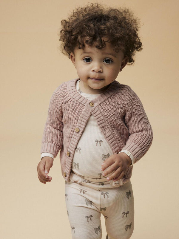 LIL ATELIER BODY SILVER PEONY /BOW
