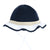 CHICCO CAPPELLO JERSEY BLU BEIGE E BIANCO