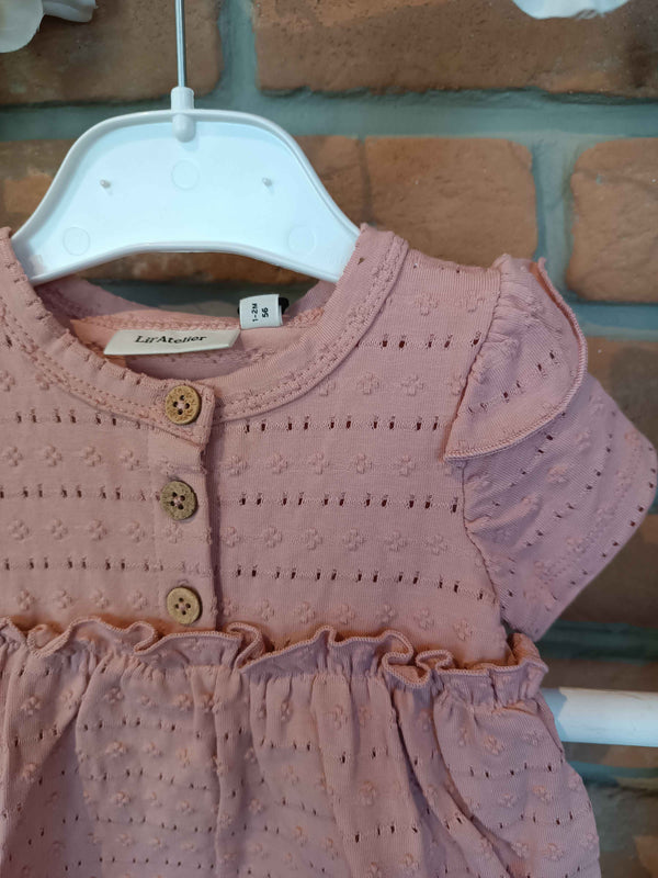 LIL ATELIER ABITO CON BODY MISTY ROSE
