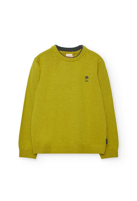 BOBOLI MAGLIONE VERDE A MAGLIA 732034