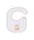 LE BEBè LBG6258 BAVETTA BIANCO/ROSA