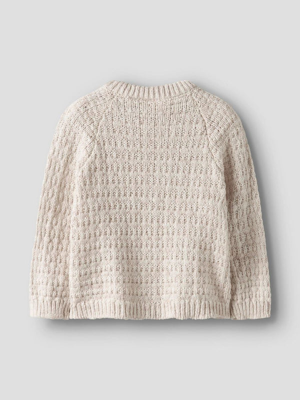 LIL ATELIER CARDIGAN A MAGLIA NOVELLE PEACH