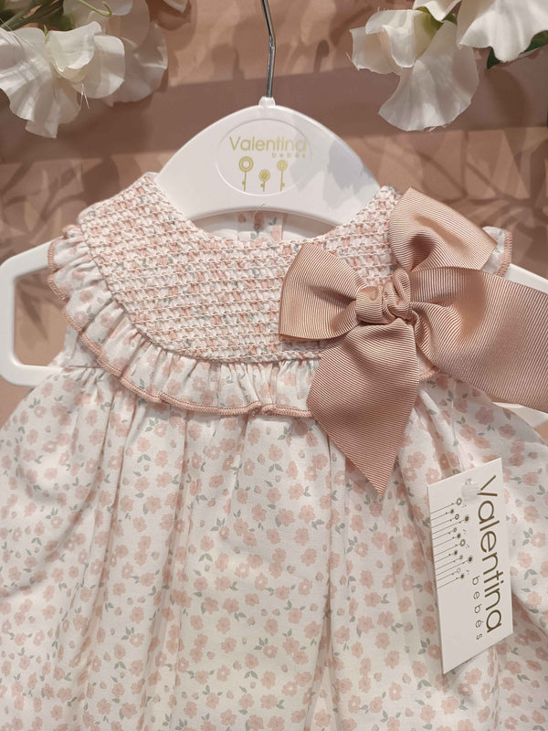 VALENTINA BEBES ABITO MARA ROSA+CULOTTE