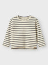 LIL ATELIER MAGLIA A RIGHE TURTLEDOVE/POPPY SEED