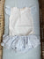 BABYGI COMPLETO VICHY AZZURRO BODY+CULOTTE VOLANT