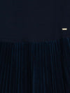 PATACHOU ABITO IN INTERLOCK E VELLUTO BLUE NAVY PAP/VET4133466