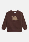 NAME IT MAGLIA FELPATA FRENCH ROAST