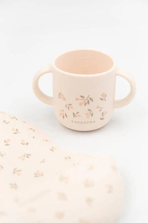 BAMBOOM SET BAVAGLINO IN SILICONE E TAZZA TULIPS