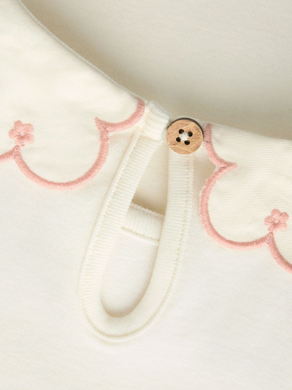 LIL ATELIER MAGLIA COCONUT MILK/ROSE TAN
