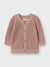 LIL ATELIER CARDIGAN MISTY ROSE