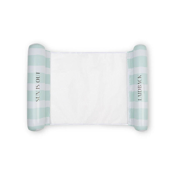 SWIMESSENTIAL Amaca da acqua - Verde - Resort Stripe