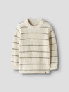 LIL ATELIER MAGLIA COCONUT MILK/STRIPS