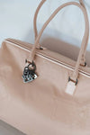 Weekend Bag in recycled Eco-Leather -Waterproof Inner - zip closure -with hangers - changing mat included -40 x 55 x 35cm