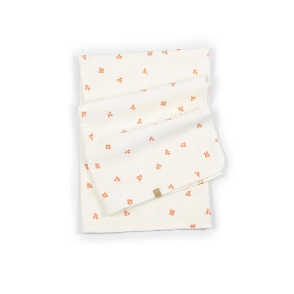 BAMBOOM Coperta clinica neonato 75x100 - PRINT LUCKY LEAVES 1155