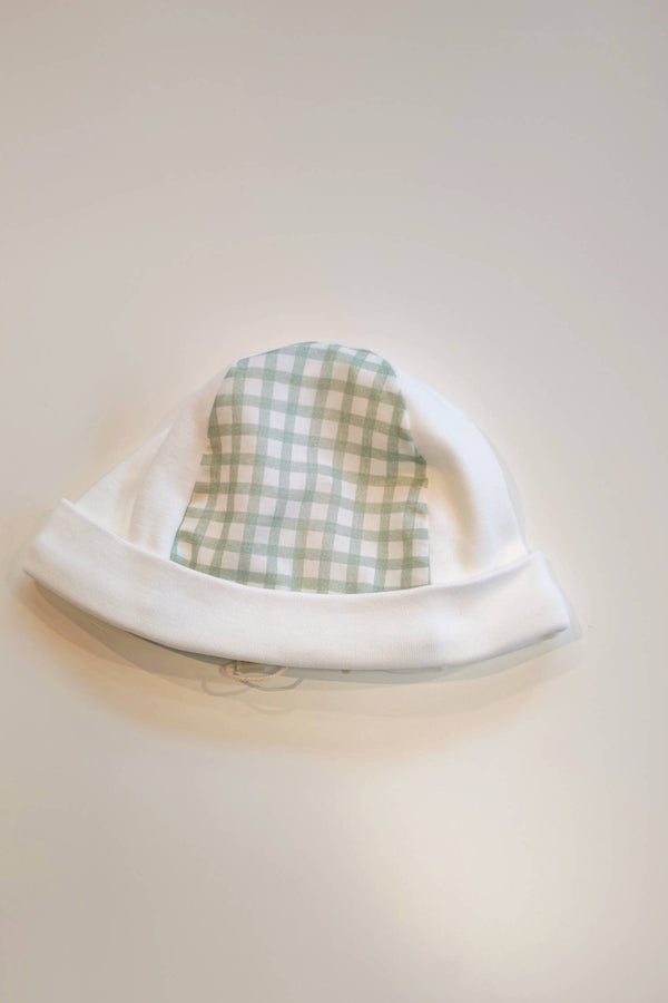 BABYGI CAPPELLO JERSEY VICHY VERDE PI252B