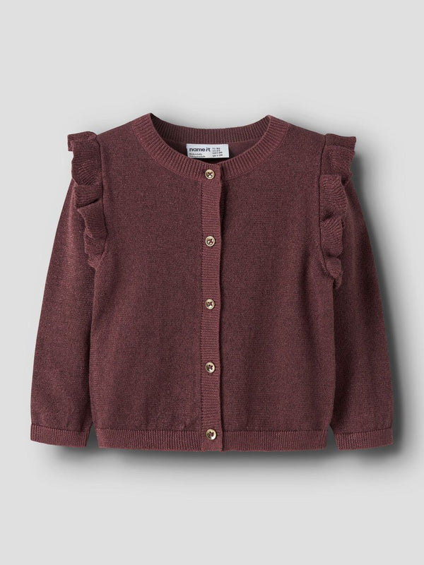 NAME IT CARDIGAN WILD GINGER/TONE IN TO