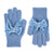 CONDOR GUANTI CON FIOCCO IN VELLUTO AZZURRO FRANCIA COL 449