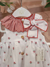 VALENTINA BEBES ABITO CON FRAGOLE CON CULOTTE