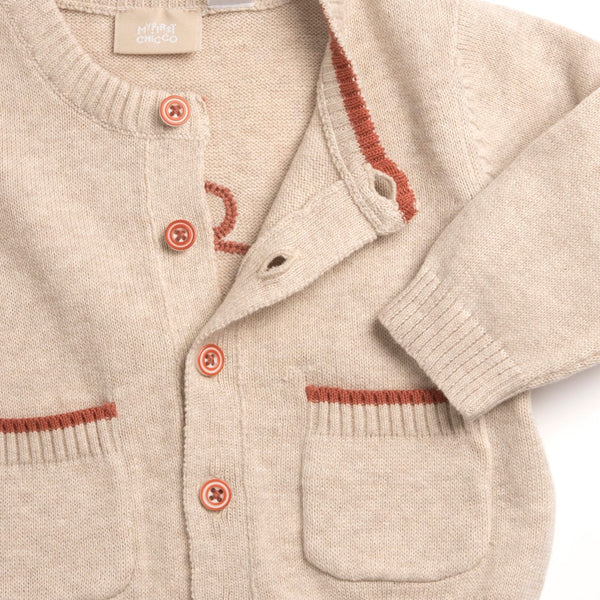 CHICCO CARDIGAN BEIGE