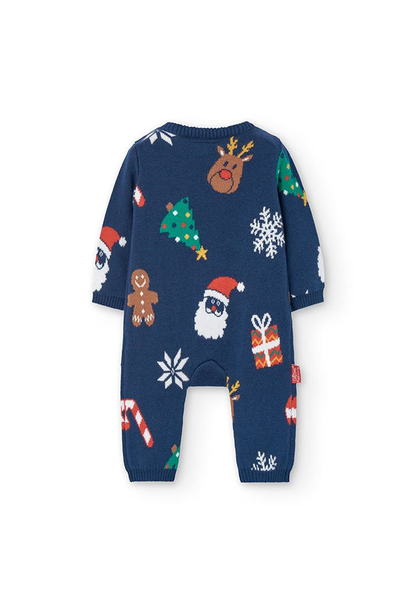 BOBOLI Tutina tricot per neonati NATALIZIA