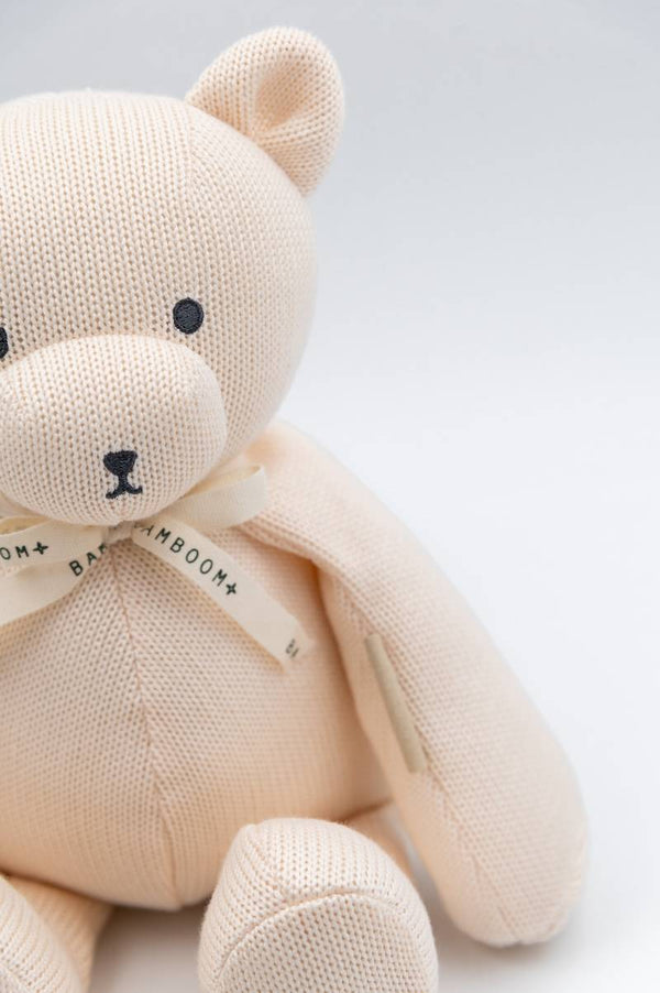 BAMBOOM Music Toy Bear in Knitted Bamboo
