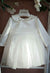 AMAYA ABITO BATTESIMALE CON FIORELLINI SUL TULLE 621155