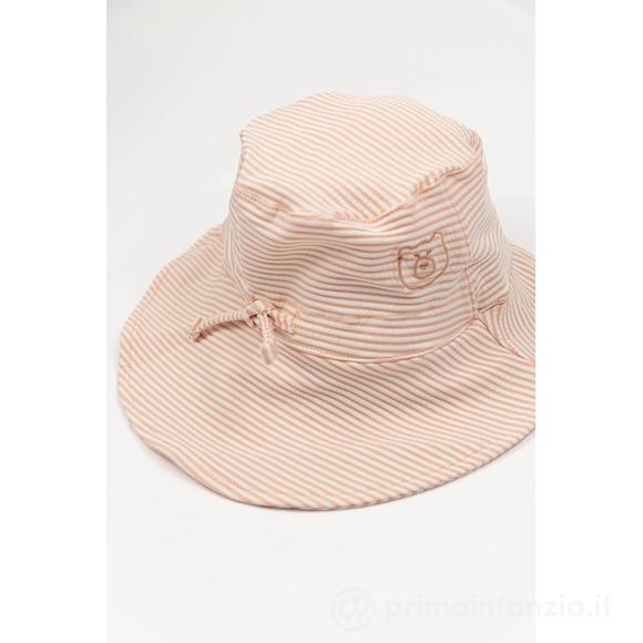 BAMBOOM CAPPELLO MARE UV50+ PINK STRIPES BEAR 435