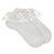 CONDOR CALZINO CORTO CON PIZZO LATTE