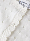 NAME IT CARDIGAN RICAMATO cloud dancer