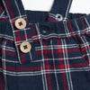 CHICCO PANTALONE BERMUDA TARTAN CON BRETELLE