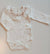 BABYGI BODY CON COLLETTO PUNTO SMOCK BIANCO/ROSA PALO