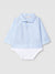 LARANJINHA CAMICIA BODY AZZURRA CI524