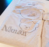 NANAN SET NASCITA COTONE ORGANICO 7 PEZZI GRIGIO PERLA