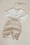 BAMBOOM CAMICIA COLLO A FIORE OFFWHITE