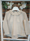 LALALU' MAGLIA BOUCLè BIMBA CREMA