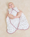 MOLIS&CO Sacco nanna per neonato - Mussola di bambù - Tiny Flowers - TOG 1