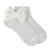 CONDOR CALZINO CORTO CON FIOCCO PIZZO LATTE