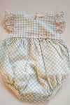 BABYGI PAGLIACCETTO VICHY VERDE PI47G