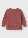 LIL ATELIER CARDIGAN WITHERED ROSE