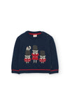 BOBOLI MAGLIONE BLU BLU NAVY GUARDIE LONDON 712190