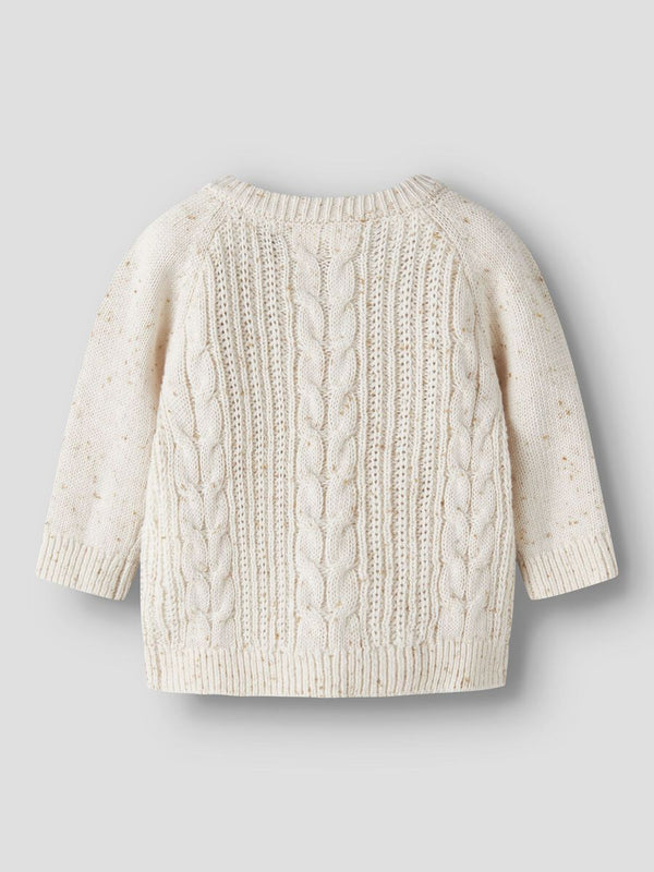 LIL ATELIER CARDIGAN TURTLEDOVE