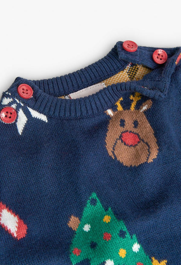 BOBOLI Tutina tricot per neonati NATALIZIA