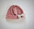 BABYGI CAPPELLINO CINIGLIA ROSA ANTICO CON FIORELLINI