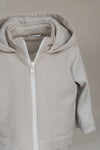 BAMBOOM CARDIGAN CON CAPPUCCIO SAND