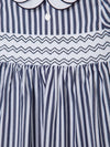 PATACHOU ABITO IN POPELINE BLU NAVY