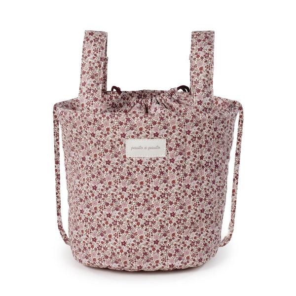 PASITO A PASITO BORSA BUCKET CHERRY FIORI