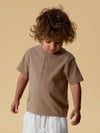 LIL ATELIER MAGLIA MEZZA MANICA COCA MOCHA