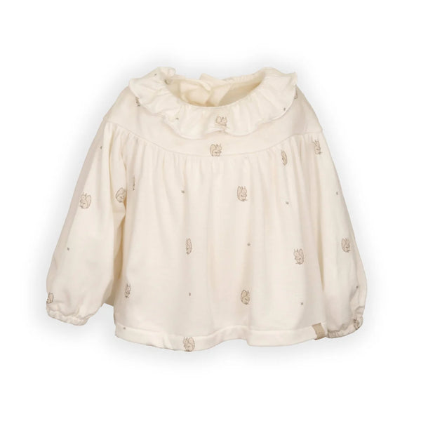 BAMBOOM Camicia con colletto ampia - PRINT SQUIRREL 344