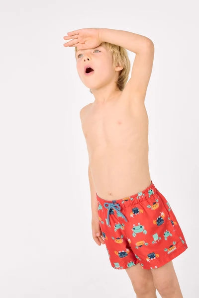 YSABEL MORA COSTUME da bagno boxer da bambino con stampa granchio 93078